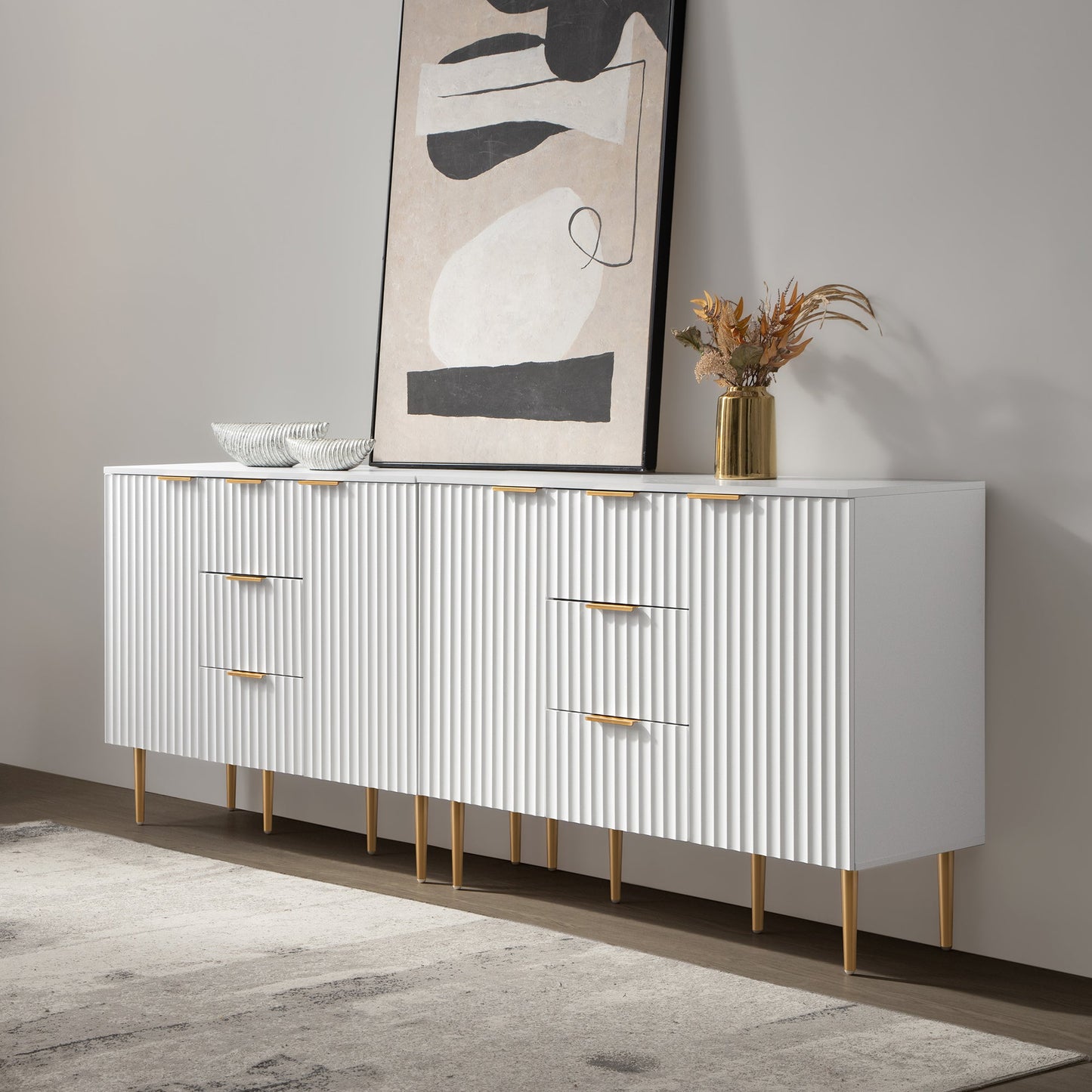 Opus Buffet Cabinet with Drawers
