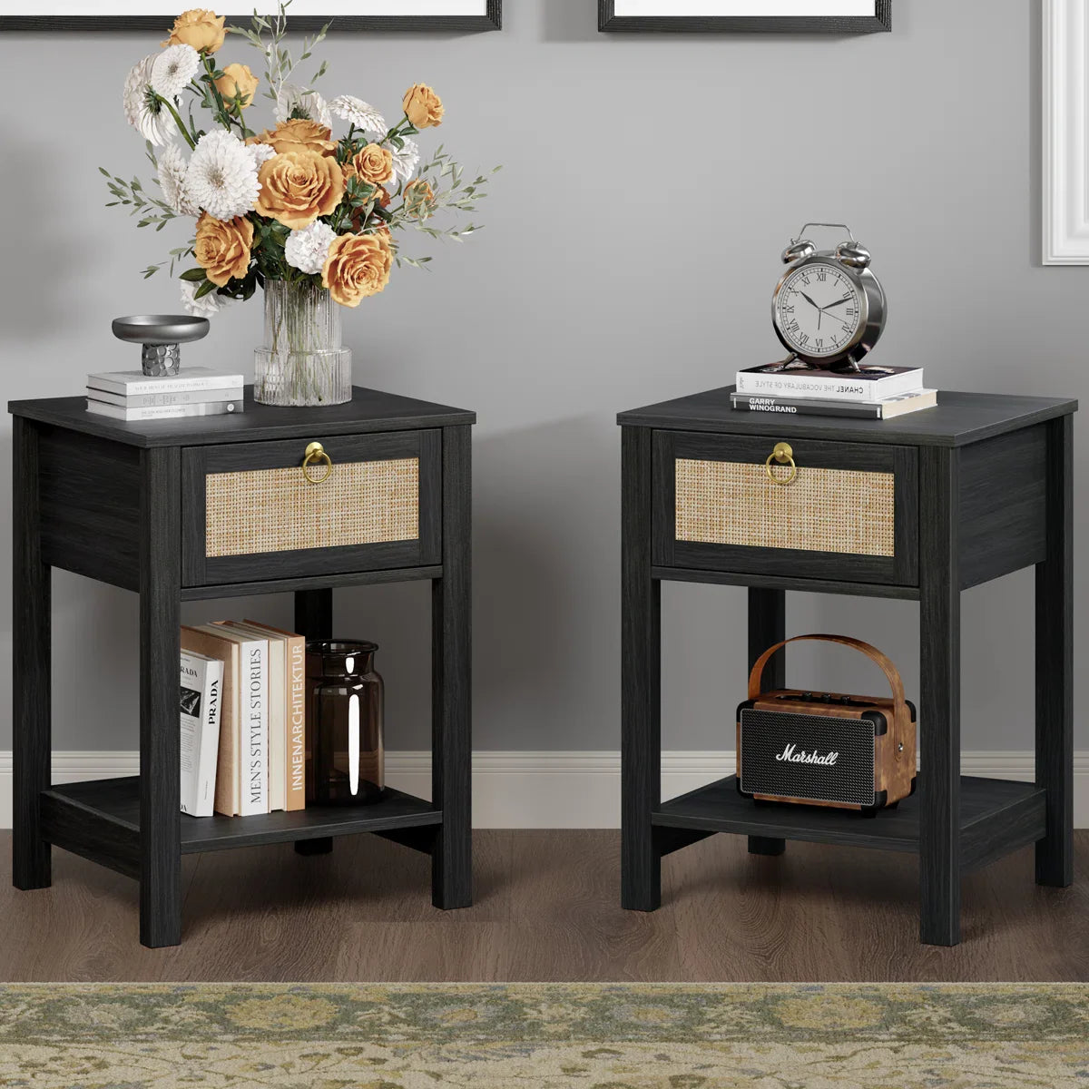 Terra Nightstand with Drawer