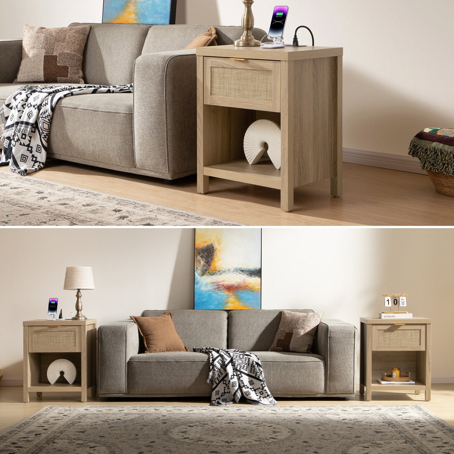 Savanna Nightstand with 1 Drawer