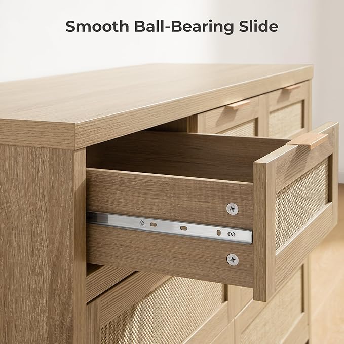 Savanna Nightstand with Charger and Dresser Set