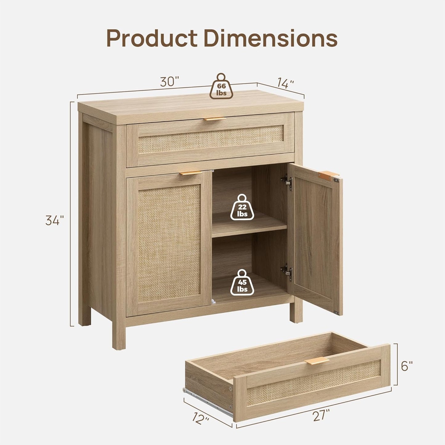 Savanna TV Stand with Drawer