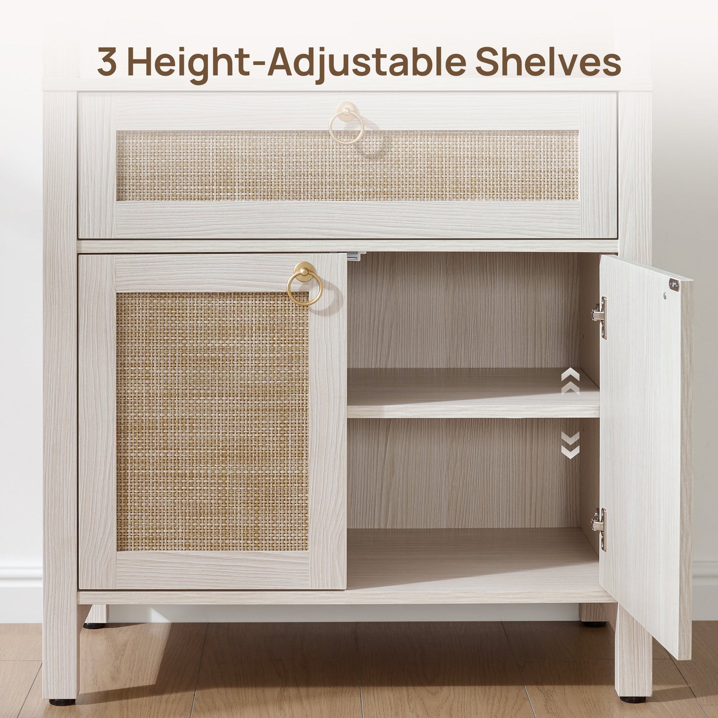 Terra 68.5Inch Bookshelf with Drawers