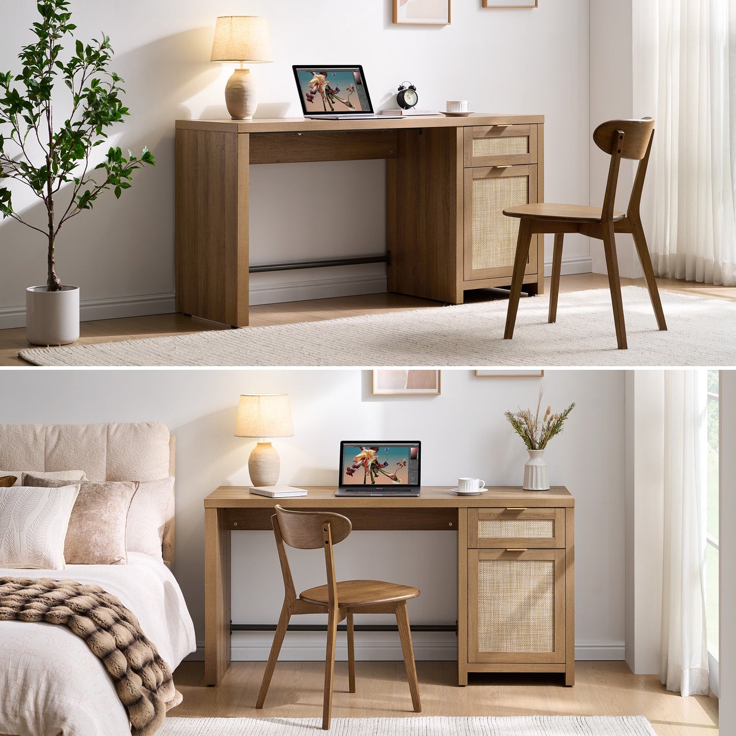 Savanna Vanity Desk with Door