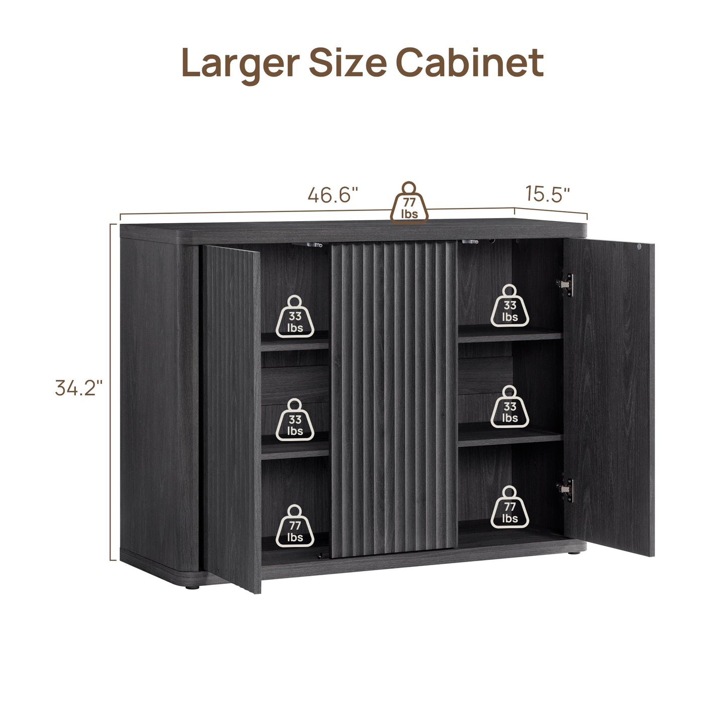 Cas 3-Door Sideboard