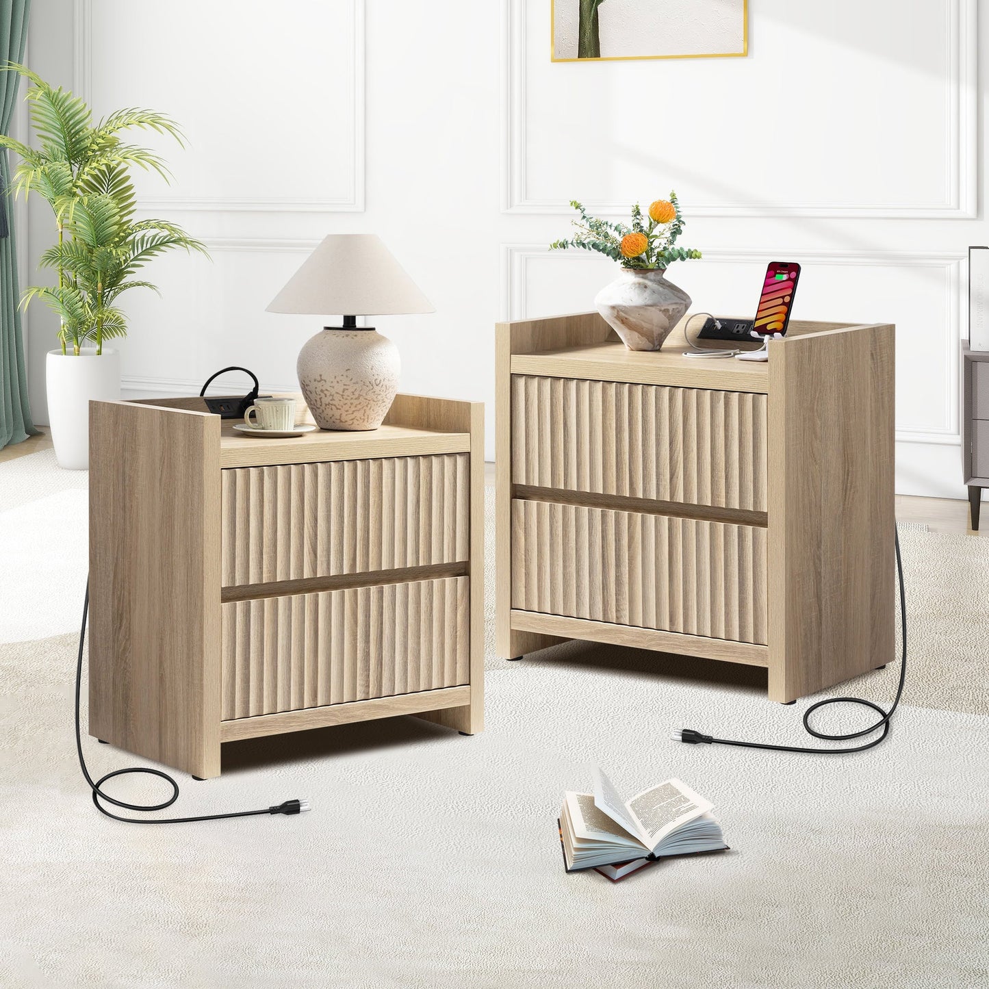 Prelude End Tables, 2 Drawers