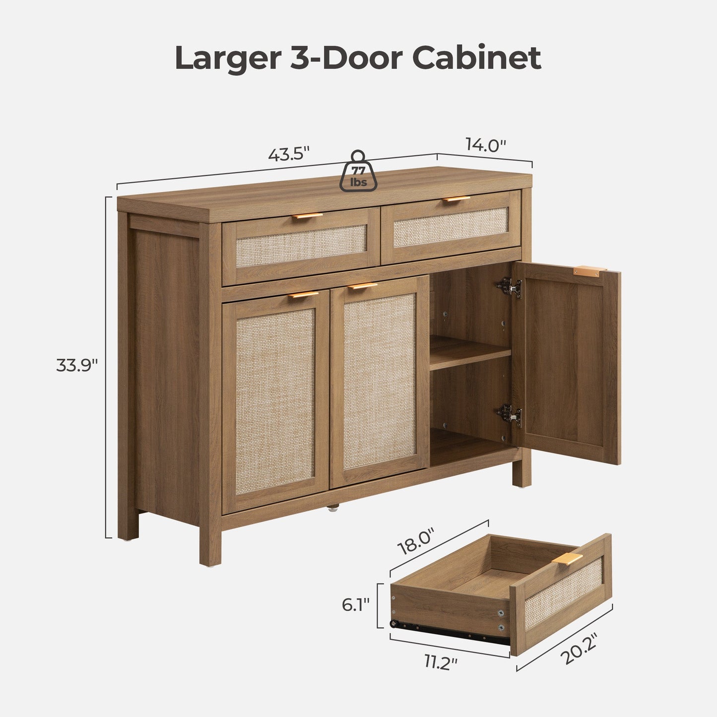 Savanna Sideboard with Doors