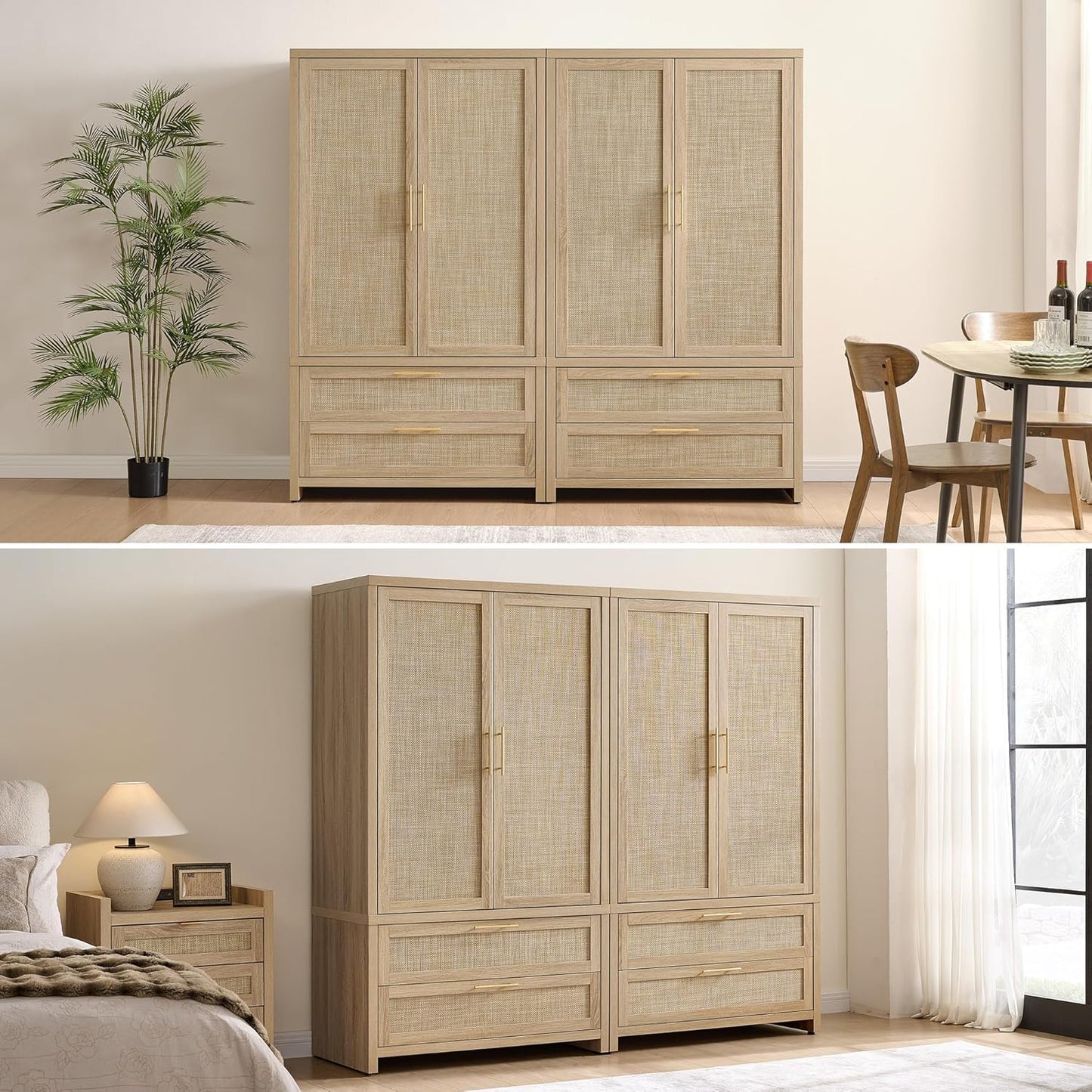 Savanna Wardrobe Closet, 71Inch Height