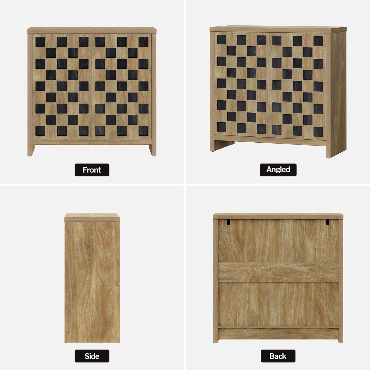 Checkered Sideboard with Doors
