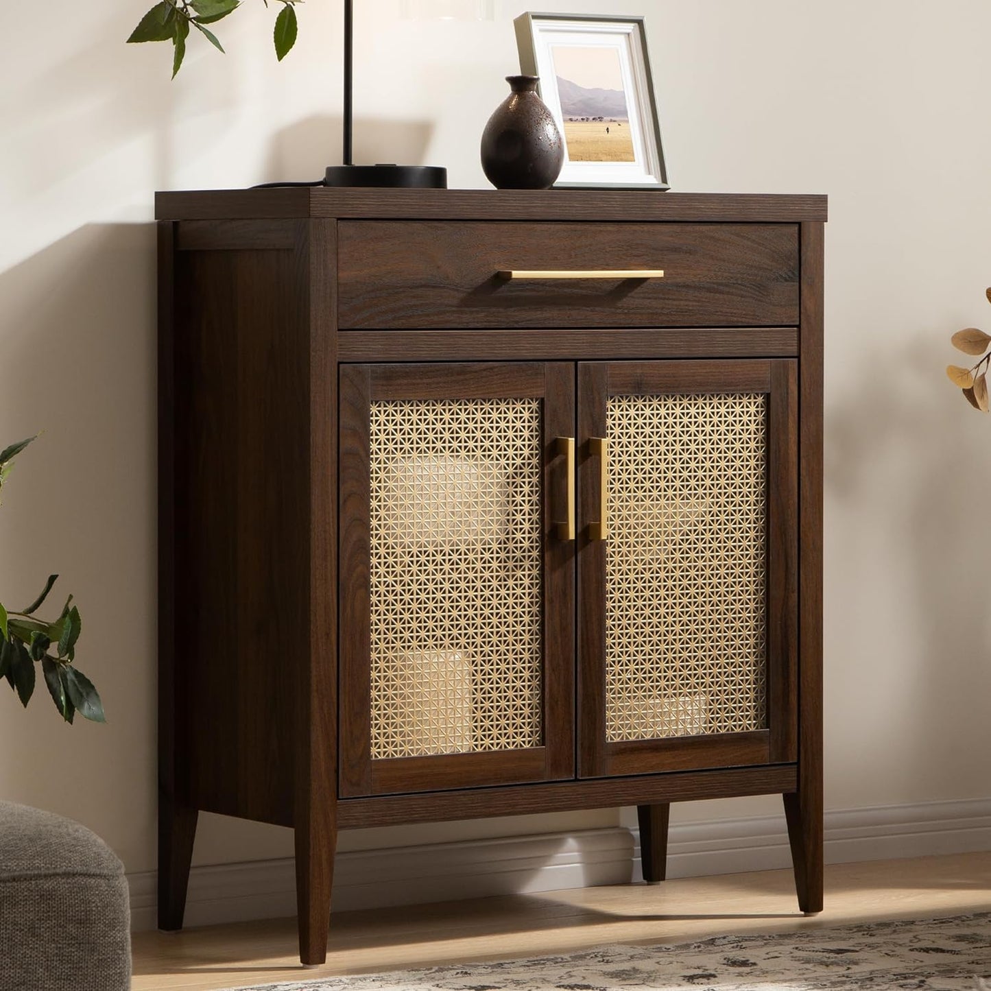 Andy Sideboard and 2-Drawers Nightstand Set