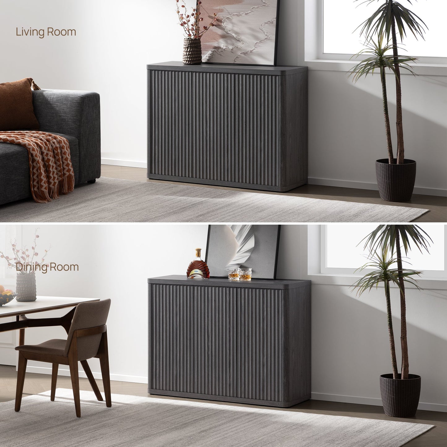 Cas TV Stand with Doors