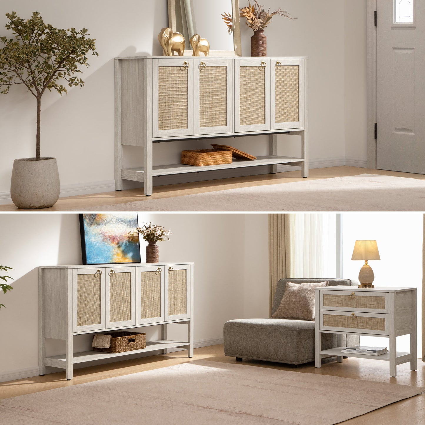 Terra TV Stand, 4 Doors