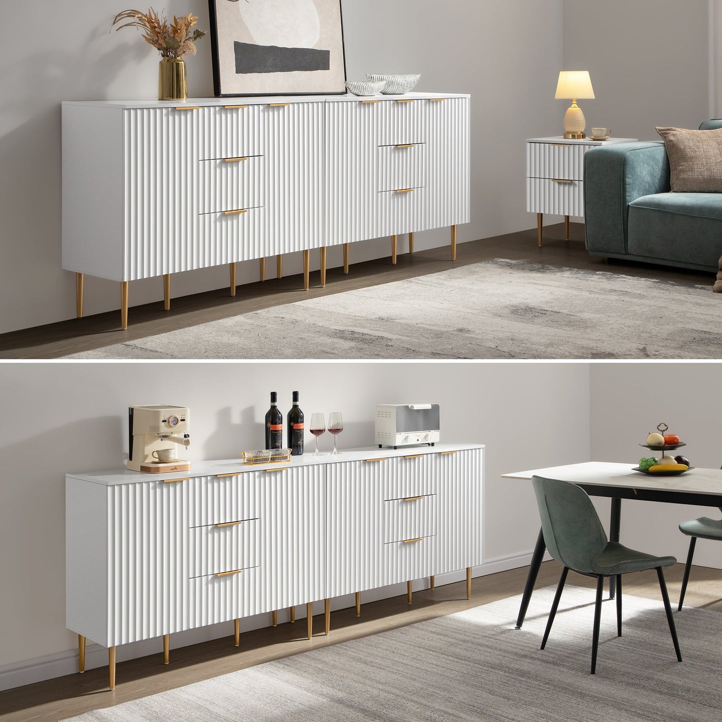 Opus Buffet Cabinet with Drawers