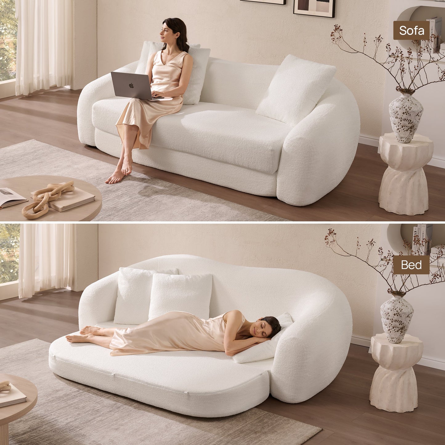 Nimbus 3 Seater Sofa Couch, Dark Grey