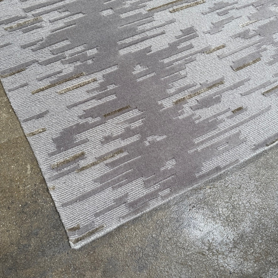 Tapis multi-poils en laine et soie Kvadrat