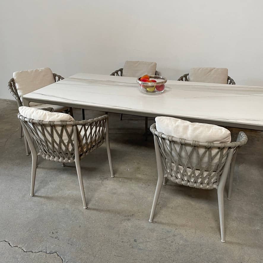 Ensemble de chaises de salle à manger d'extérieur Erica de B&B Italia