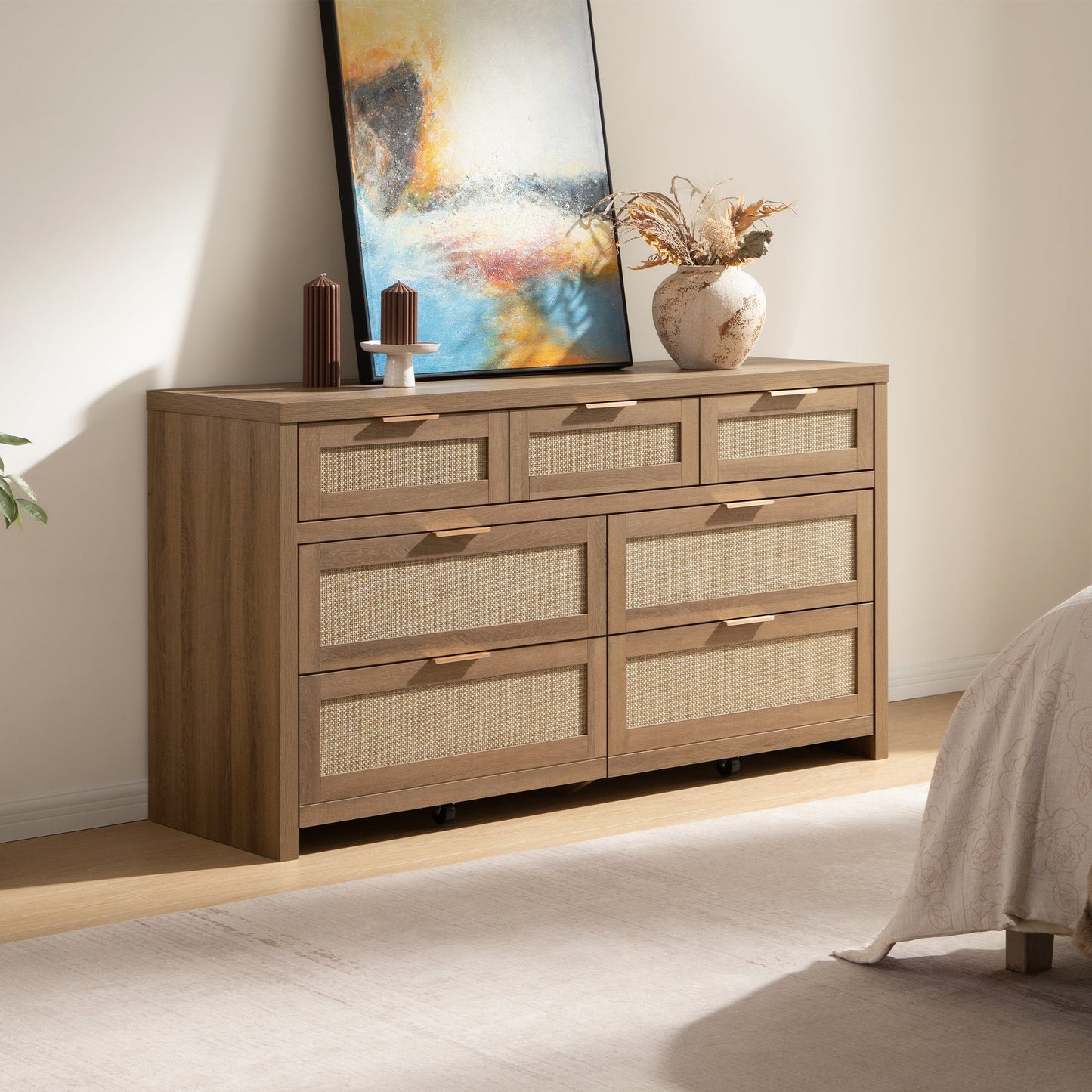 Savanna Wardrobes Closet,Dresser and Nightstand Set