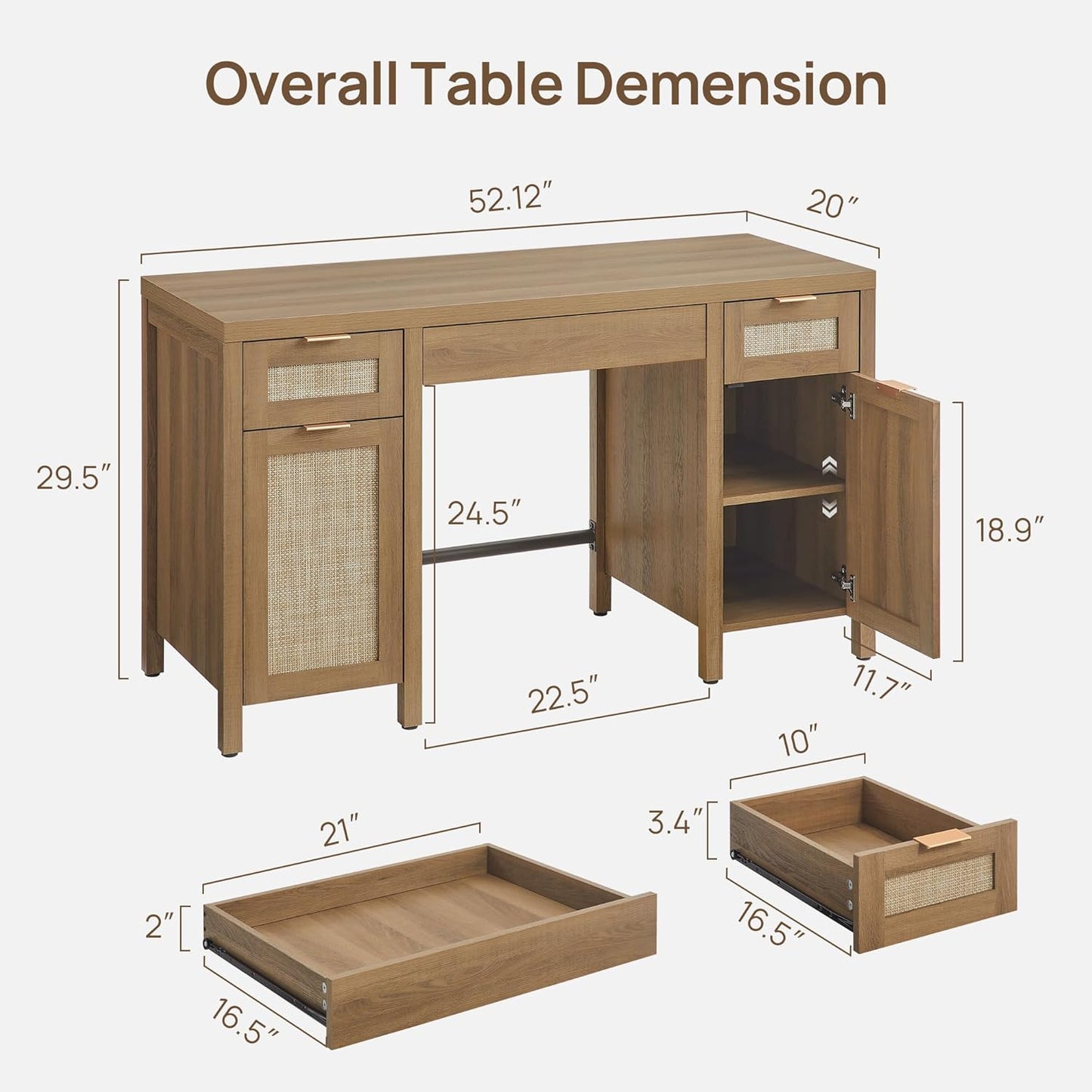 Savanna Modern Home Office Desk