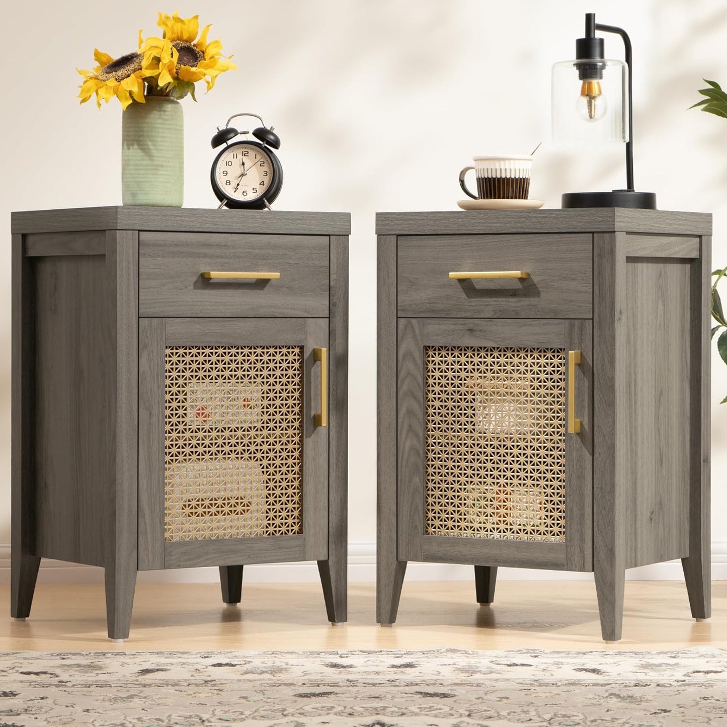Andy Side Table with Door