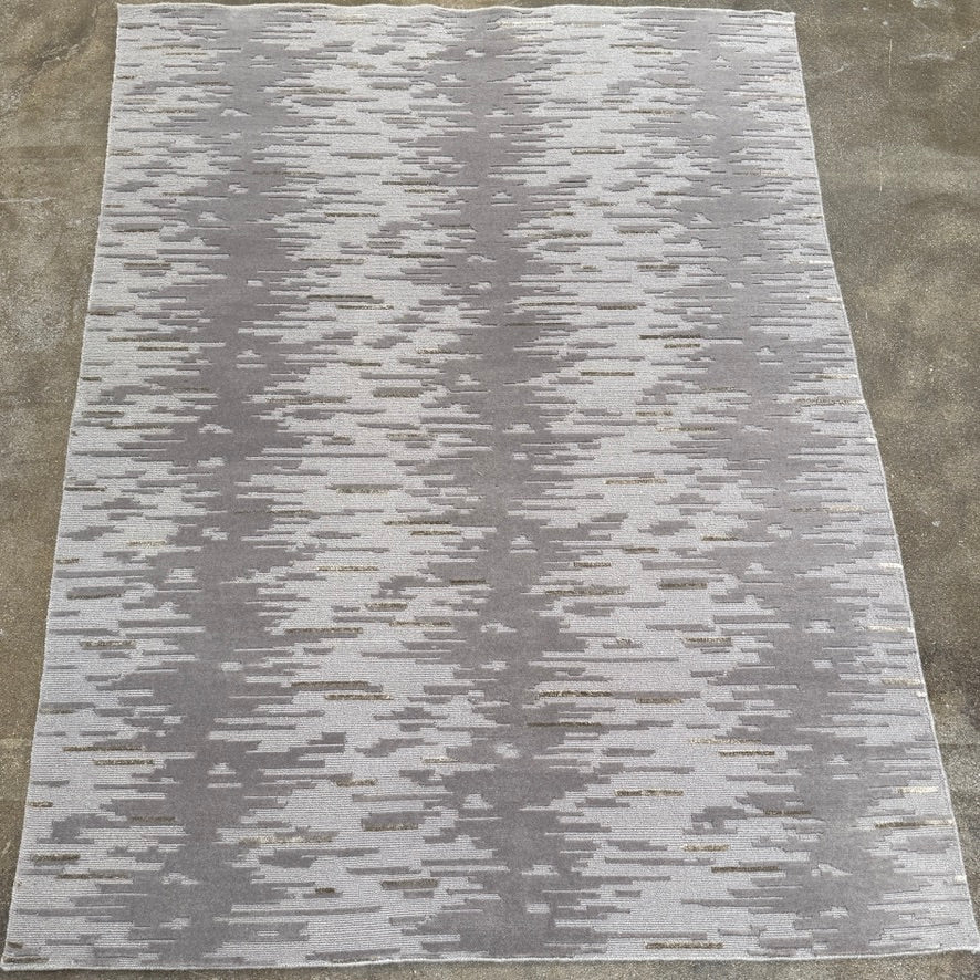 Tapis multi-poils en laine et soie Kvadrat
