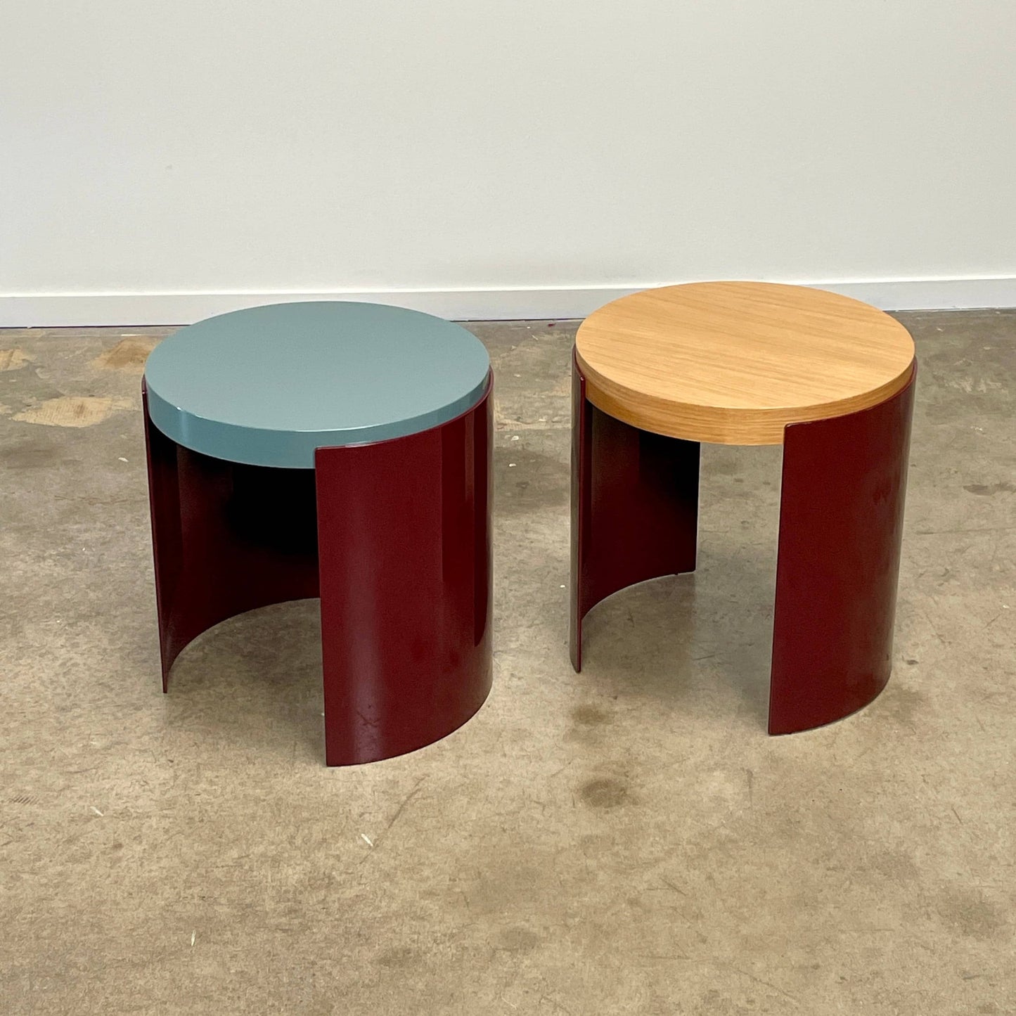 Table d'appoint Cassina Bowy en chêne