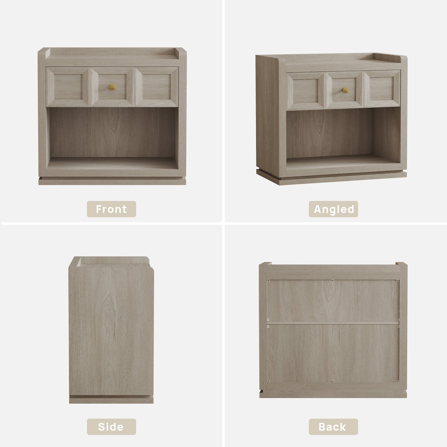 Helio 6 Drawer Dresser and Nightstands Set