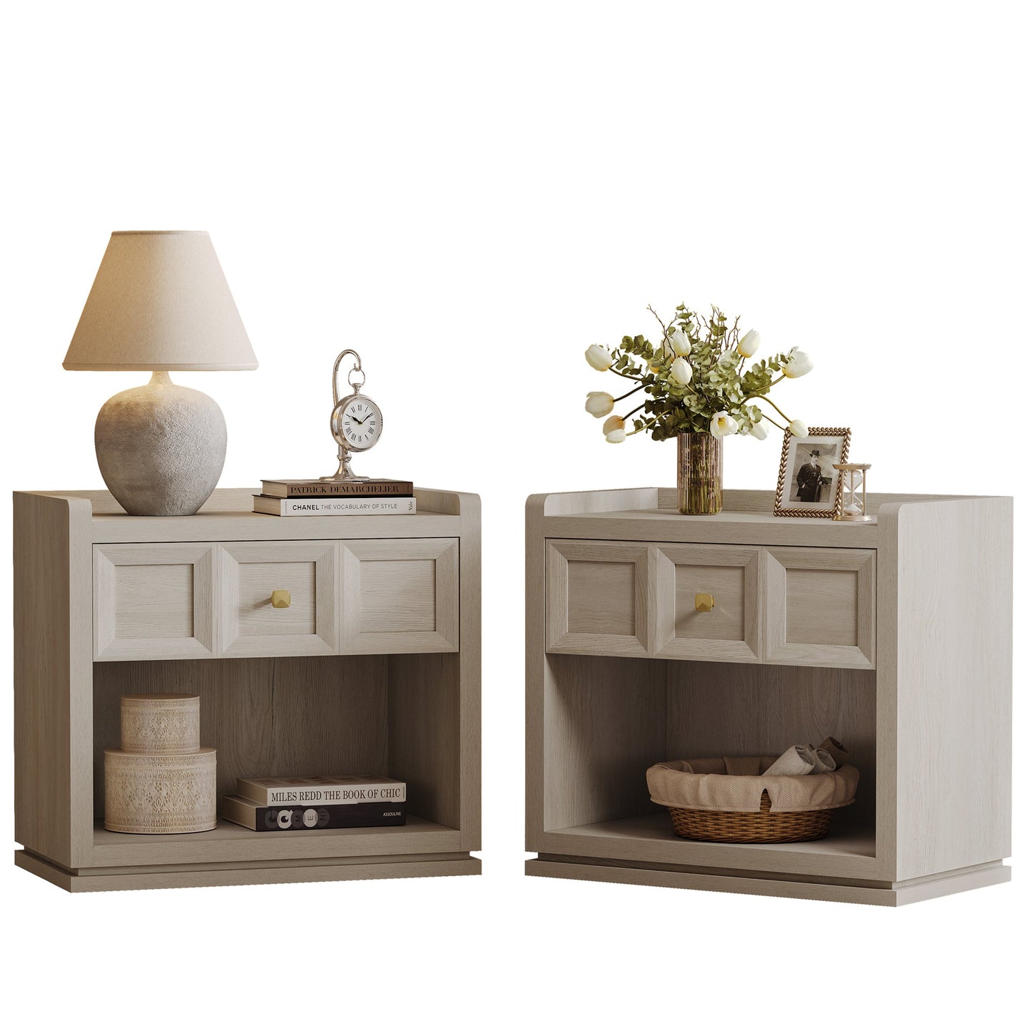 Helio 6 Drawer Dresser and Nightstands Set