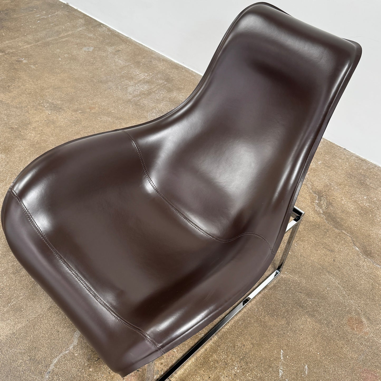 Fauteuil relax B&B Italia Mart avec mécanisme d'inclinaison