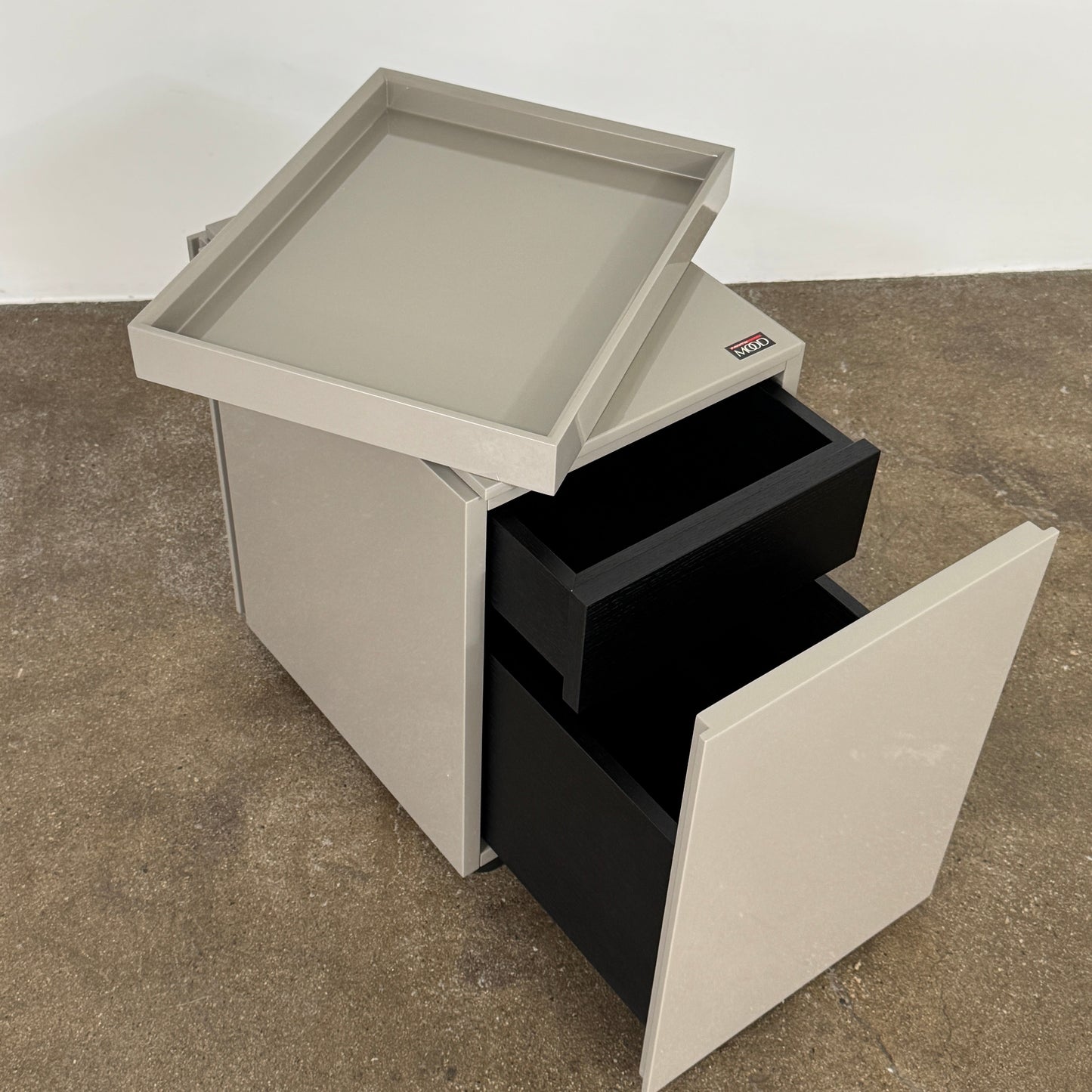 Commode à tiroirs Flexform Benjamin avec compartiment pour classeurs