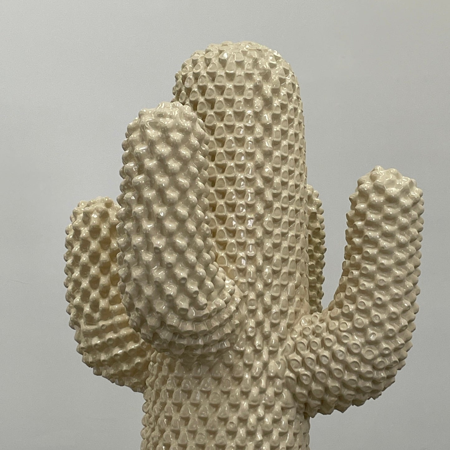 Gufram Un autre portemanteau / sculpture en cactus blanc