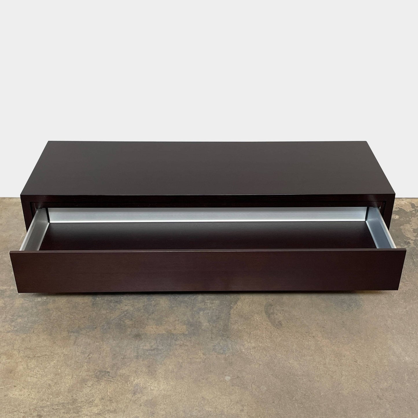 Console basse Maxalto avec grand tiroir
