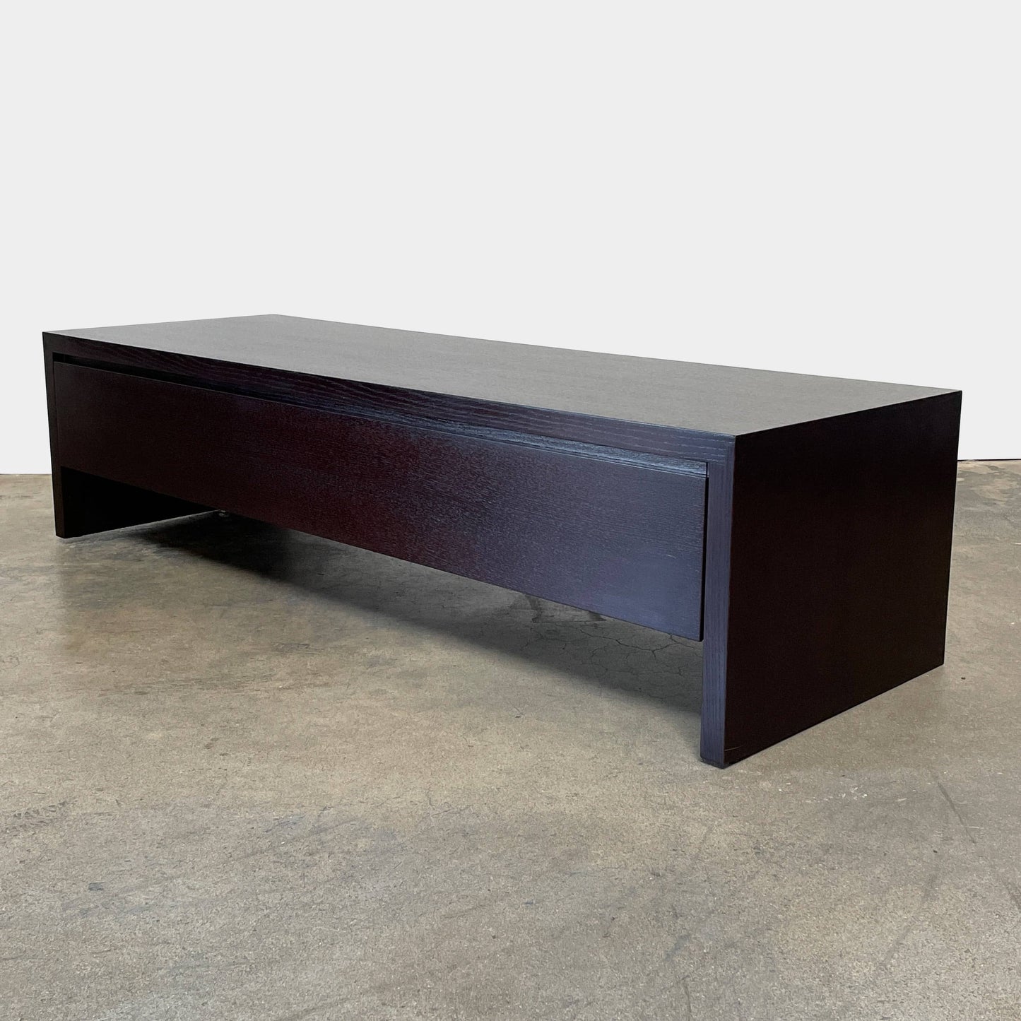 Console basse Maxalto avec grand tiroir