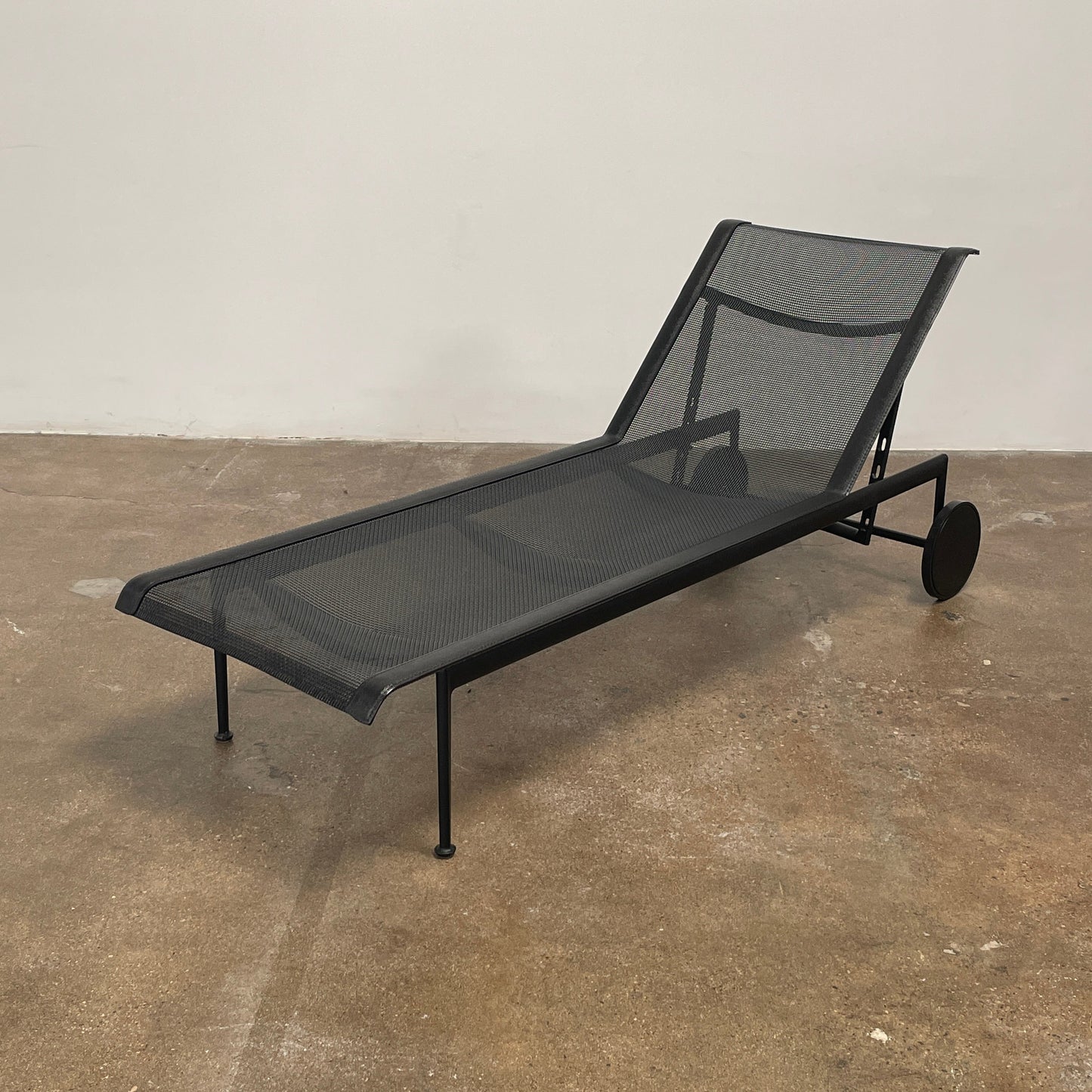 Chaise longue réglable Knoll 1966 Collection en onyx