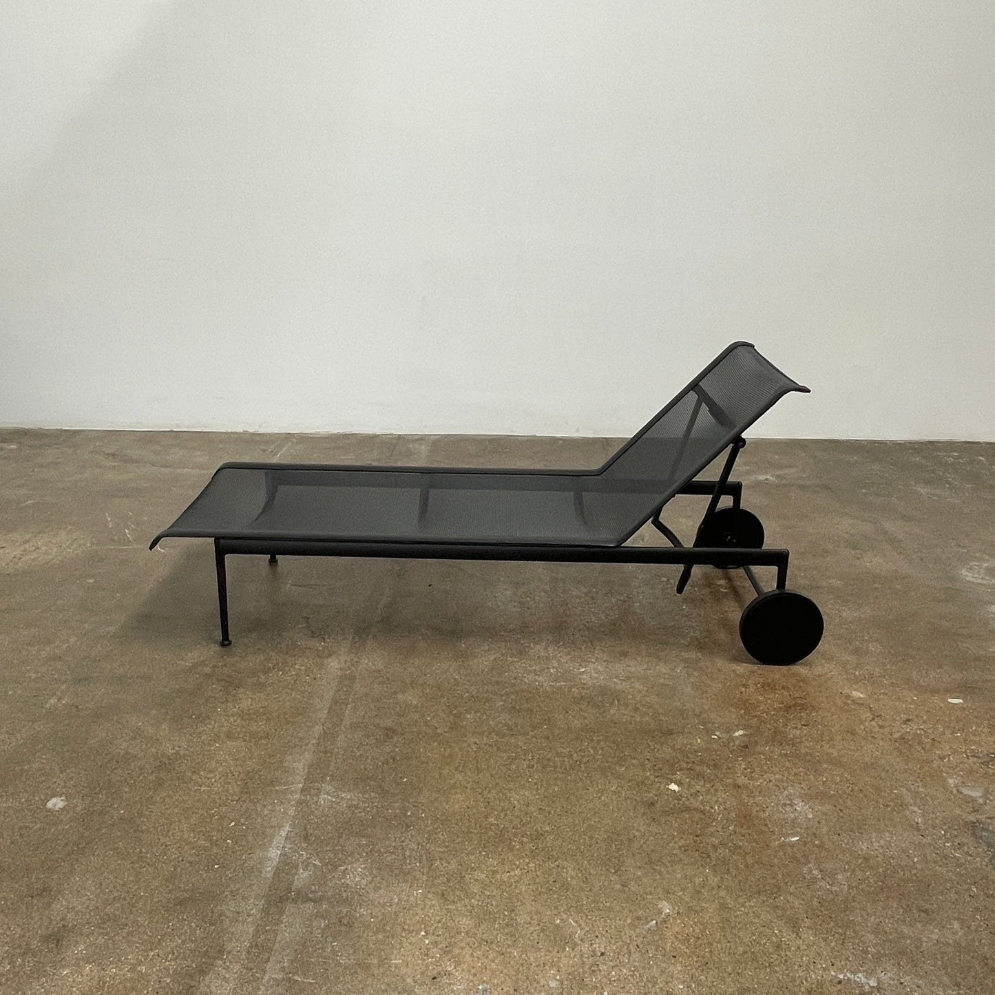 Chaise longue réglable Knoll 1966 Collection en onyx