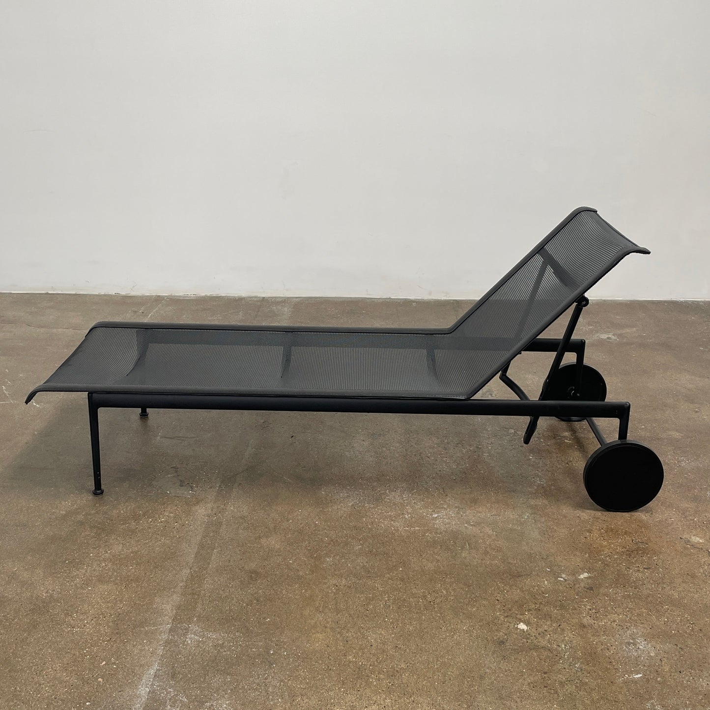 Chaise longue réglable Knoll 1966 Collection en onyx