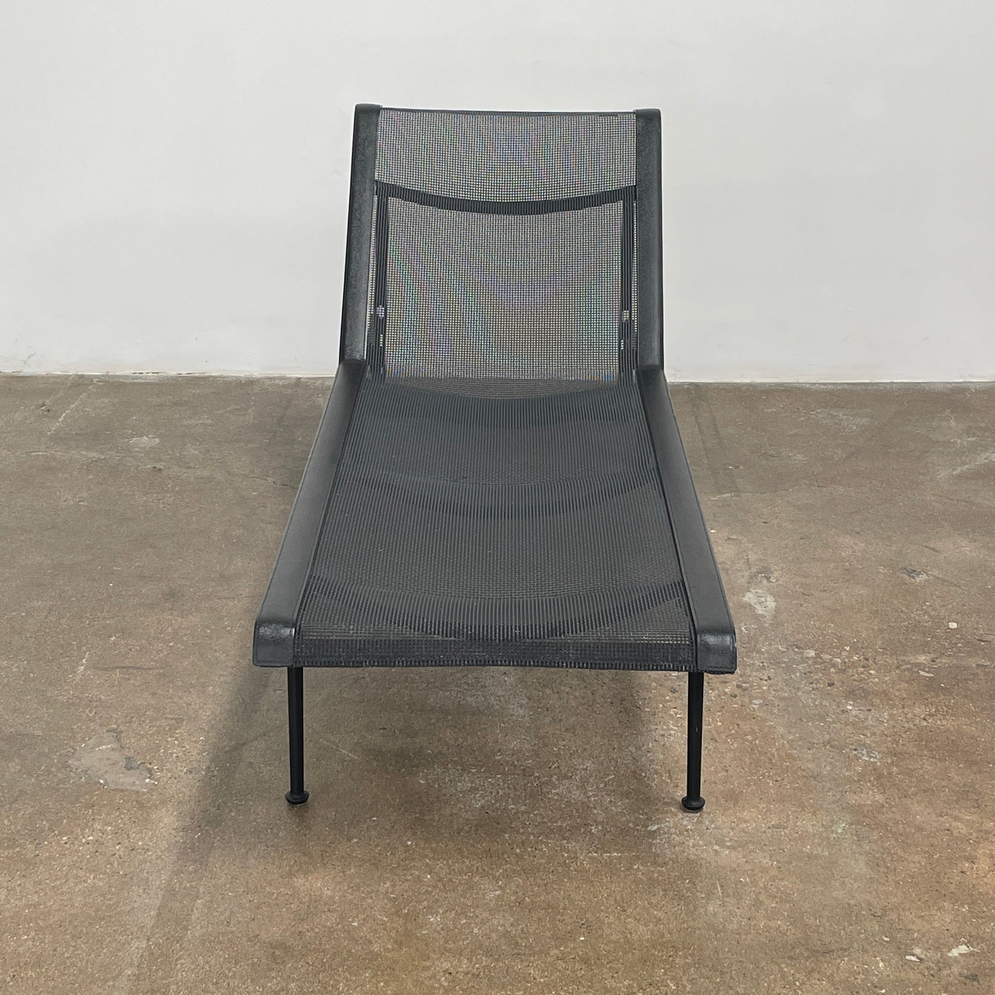 Chaise longue réglable Knoll 1966 Collection en onyx