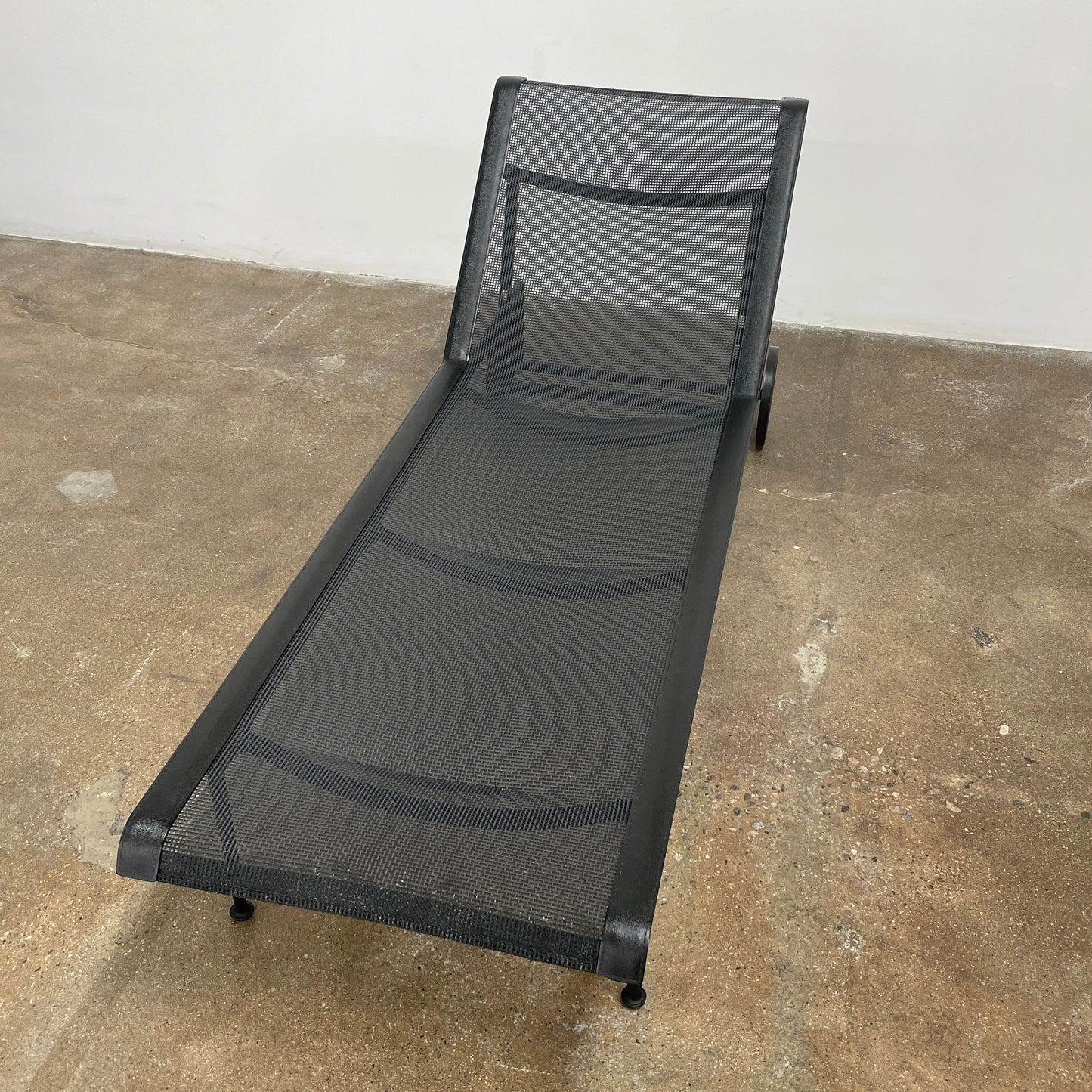 Chaise longue réglable Knoll 1966 Collection en onyx