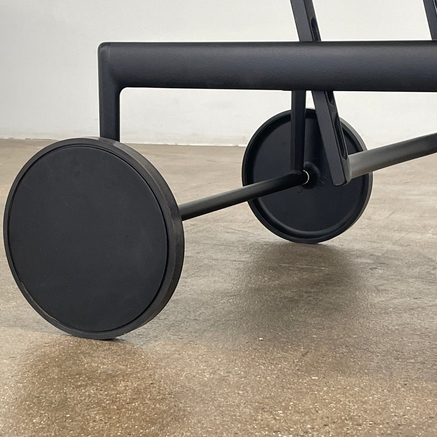 Chaise longue réglable Knoll 1966 Collection en onyx