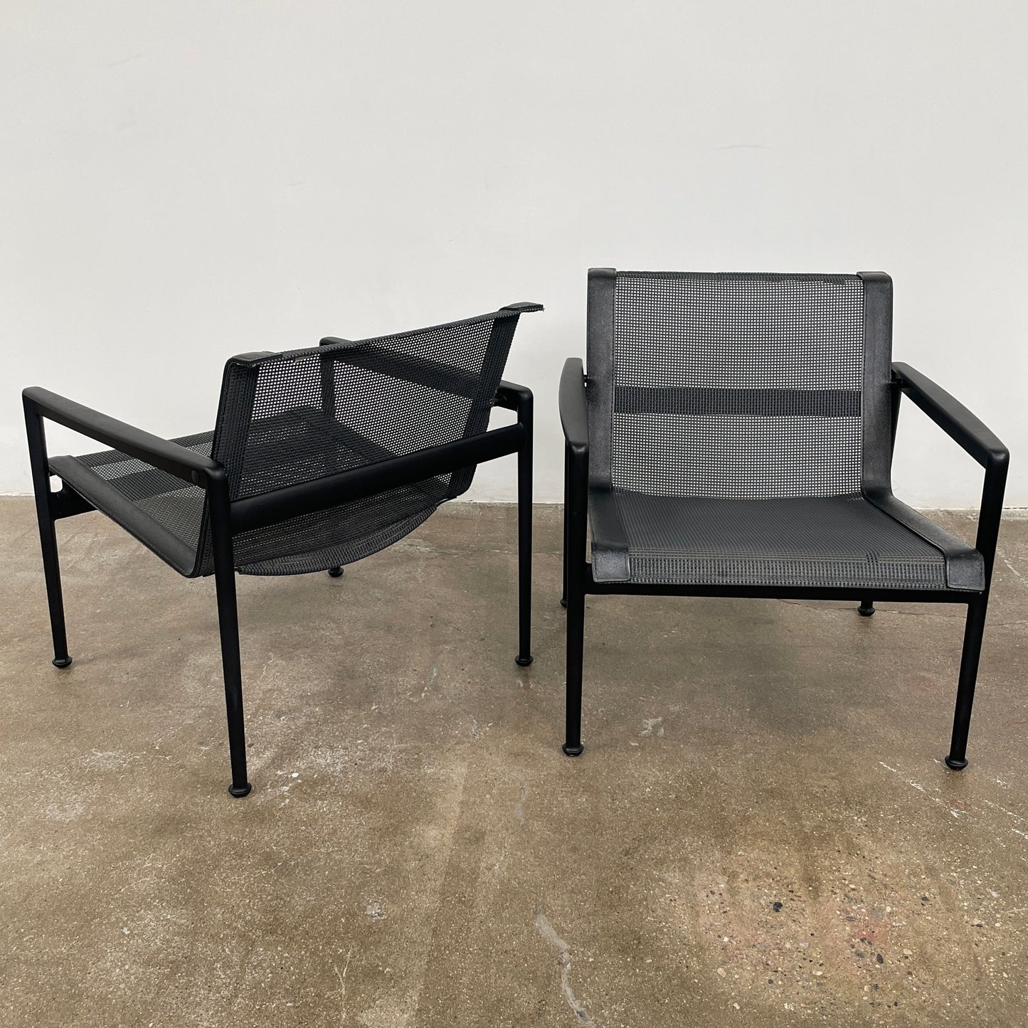 Fauteuil Knoll 1966 avec accoudoirs, noir