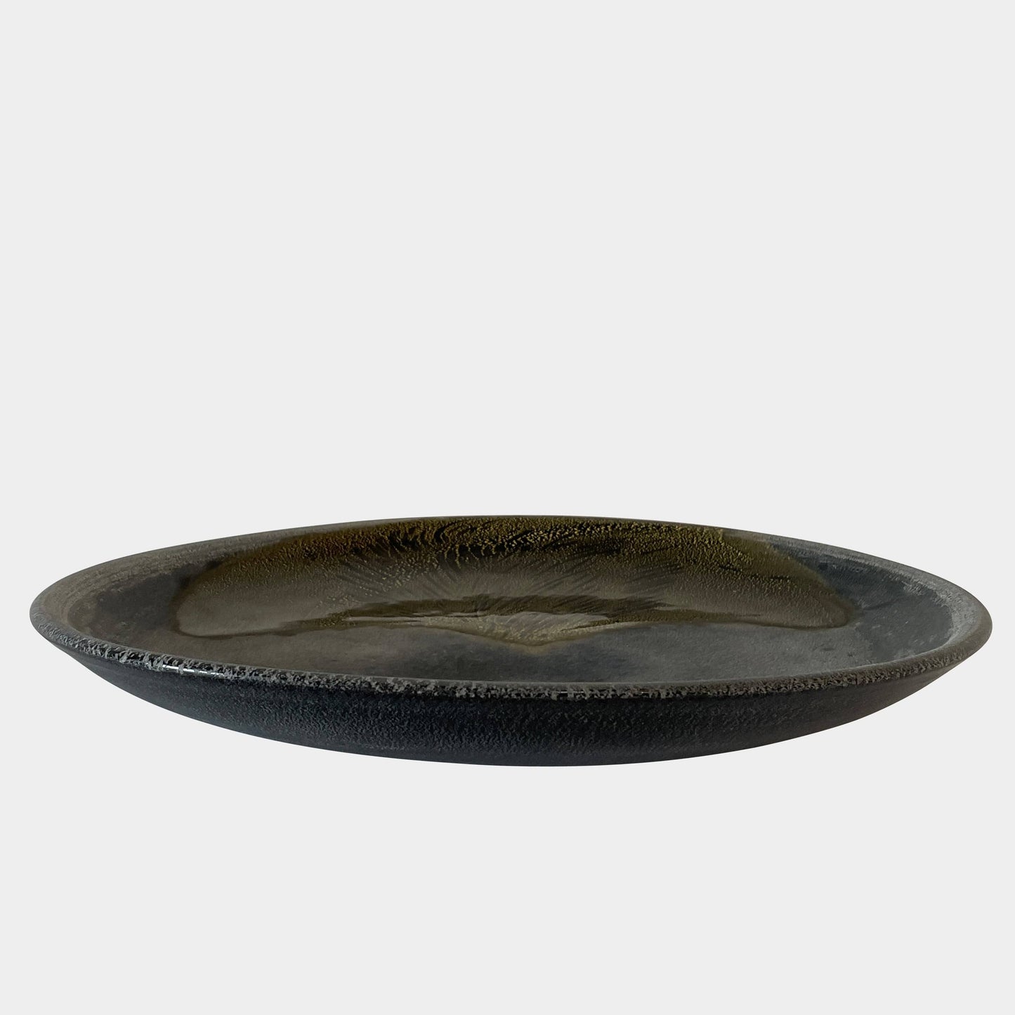 Assiette et objet en verre de Murano
