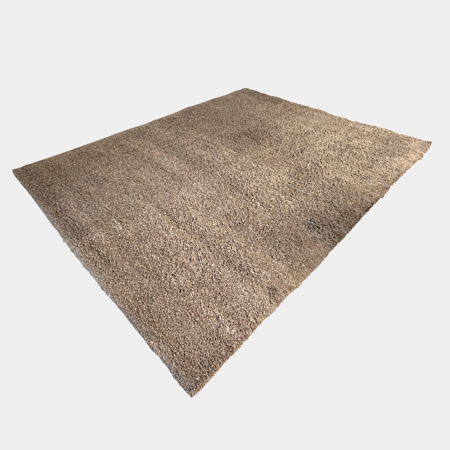 Tapis à poils longs Delinear Anemone gris chaud 8'X10'