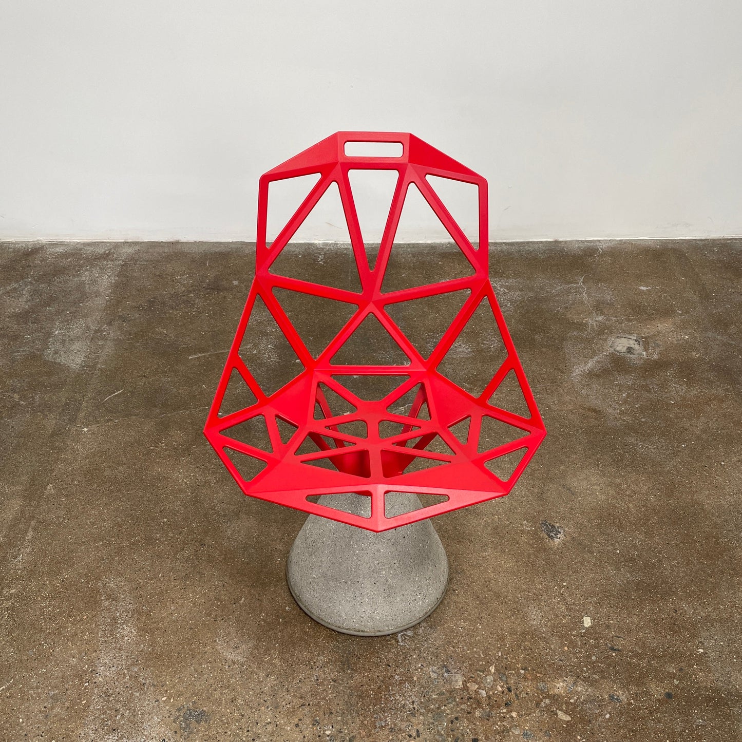 Chaise Magis Red One avec base pivotante