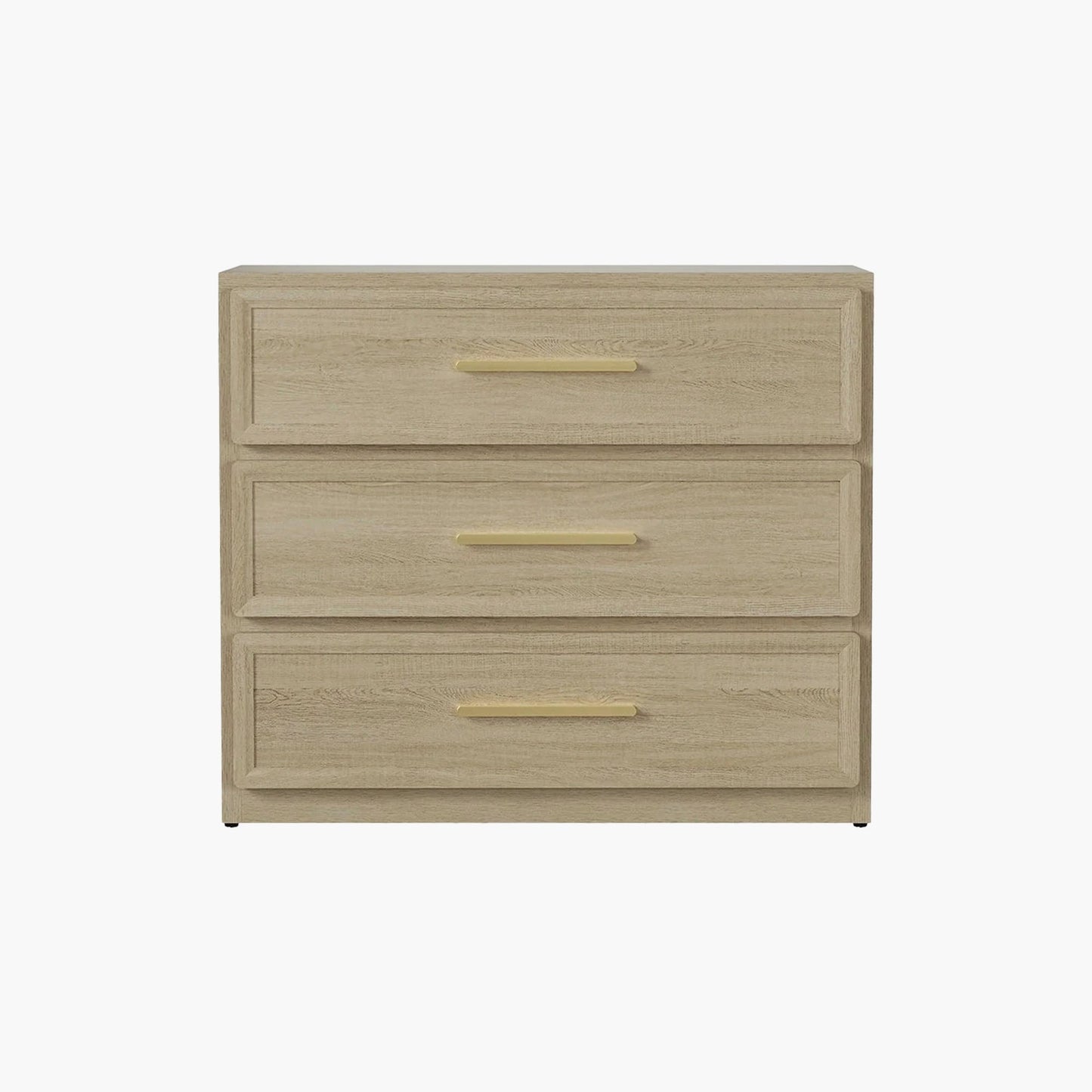 Crescent Nightstand, 3 Drawers