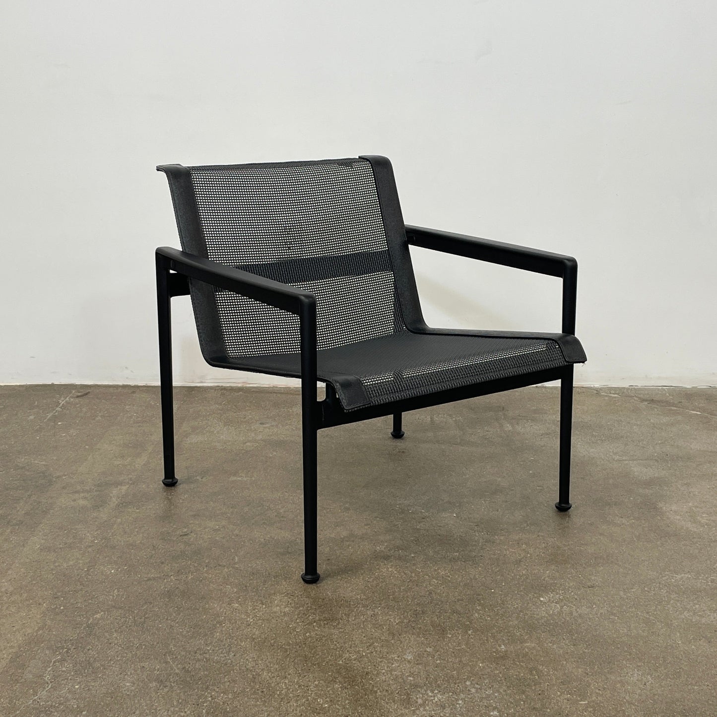 Fauteuil Knoll 1966 avec accoudoirs, noir