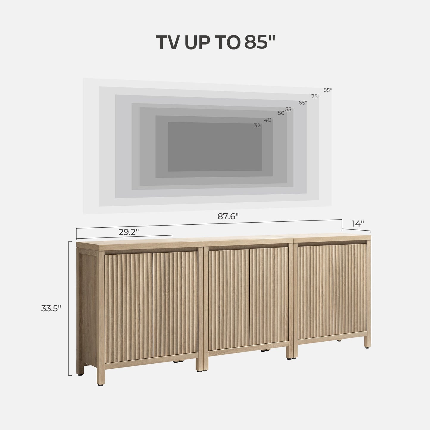 Prelude 2-Door TV Stand