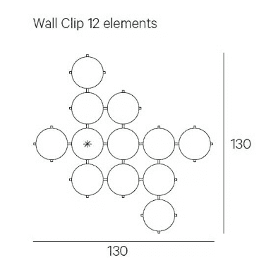 Lampe murale Henge