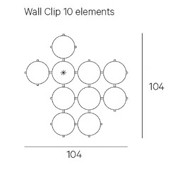 Lampe murale Henge
