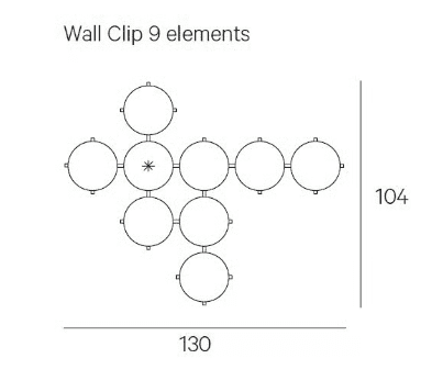 Lampe murale Henge
