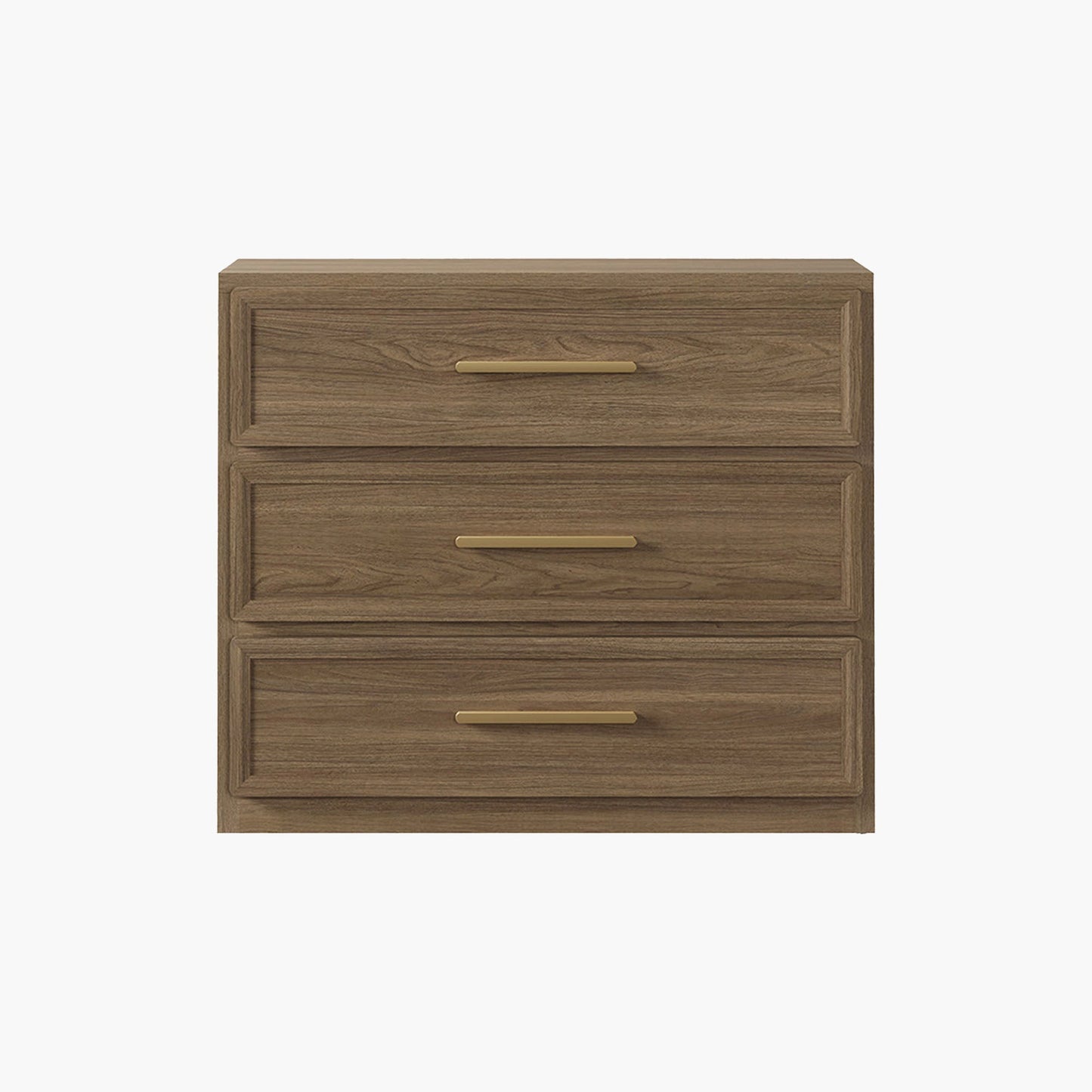 Crescent Nightstand, 3 Drawers