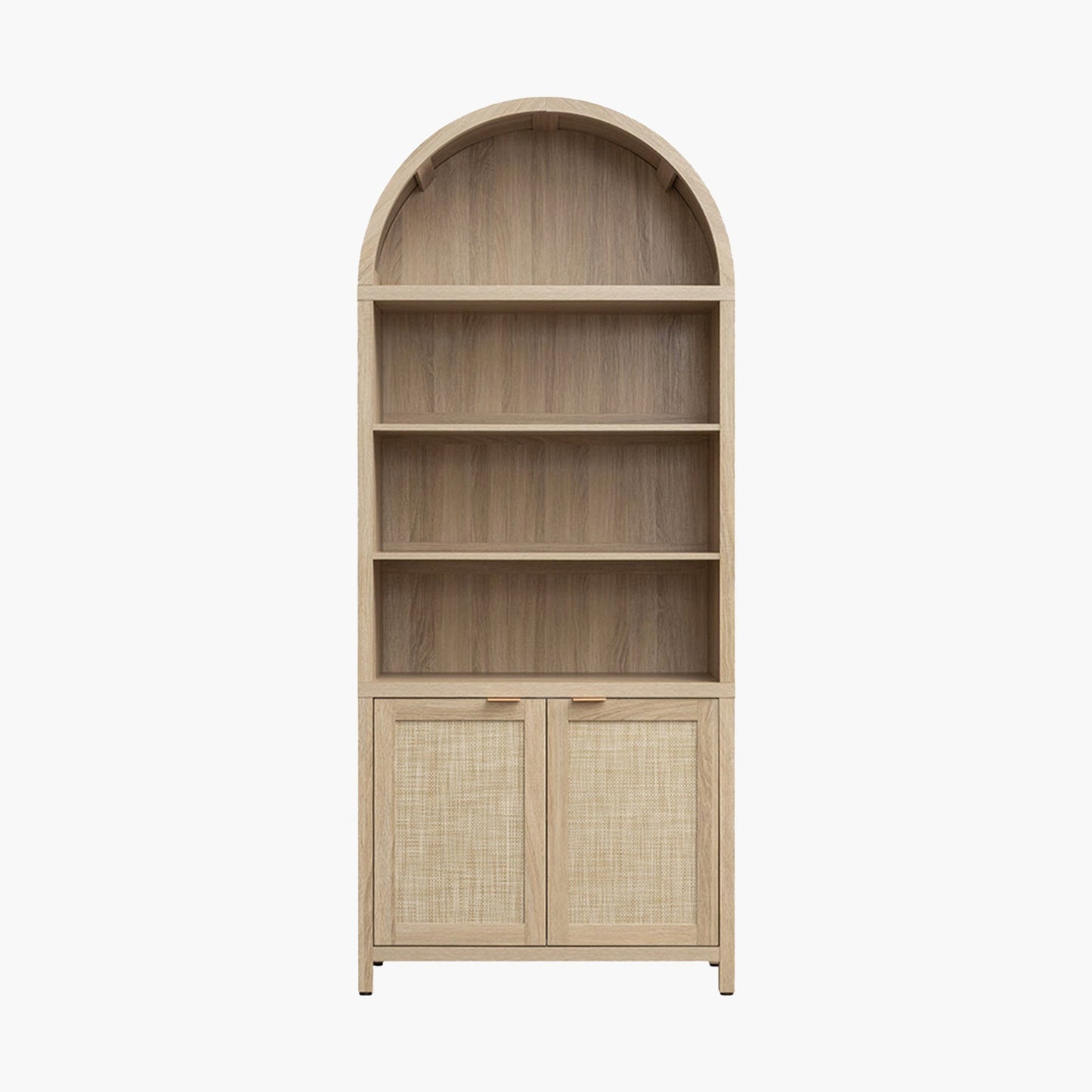 Savanna Arched Bookcase with Storage