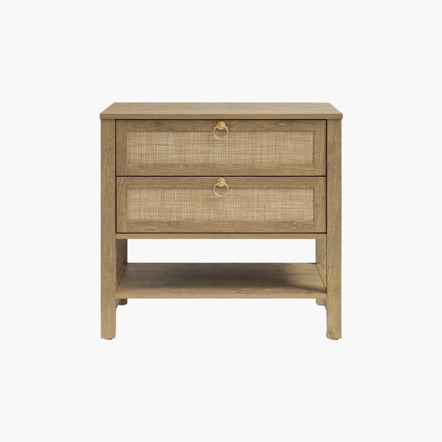 Terra White Nightstand, 25.6Inch Height